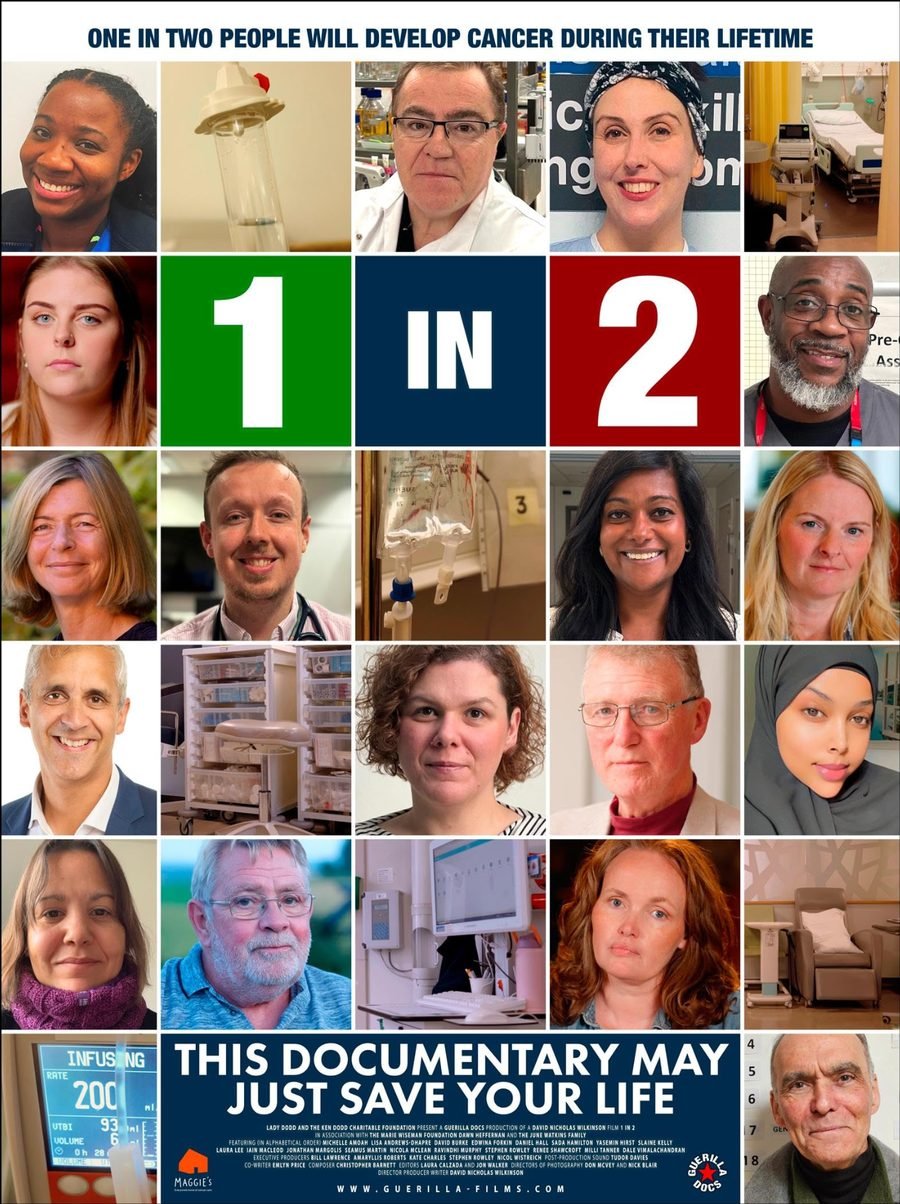 Poster for the documentary 1 IN 2, featuring Dr Ravindhi Murphy